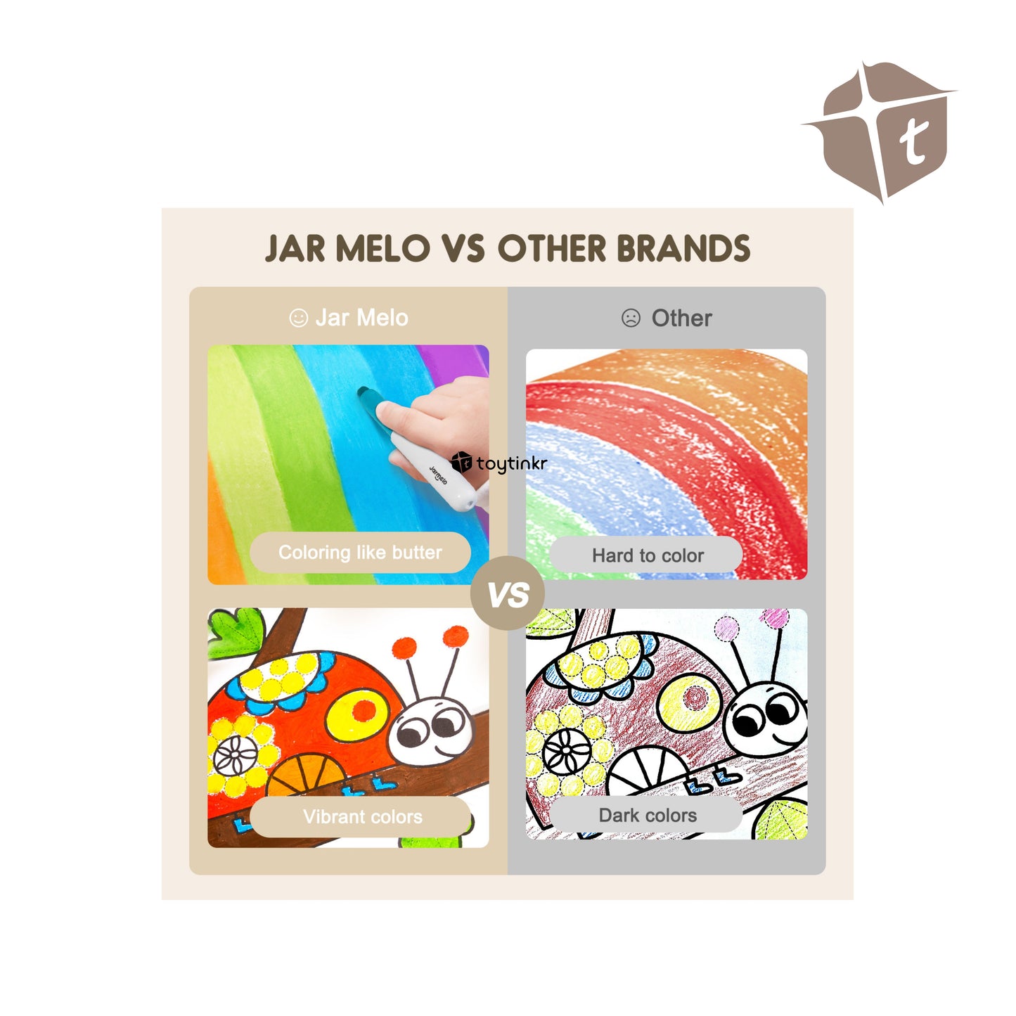 Jar Melo Portable Silky Crayon Pen Bag - 36 Colors by Toytinkr
