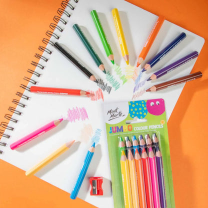 Mont Marte Jumbo Colour Pencils by Toytinkr