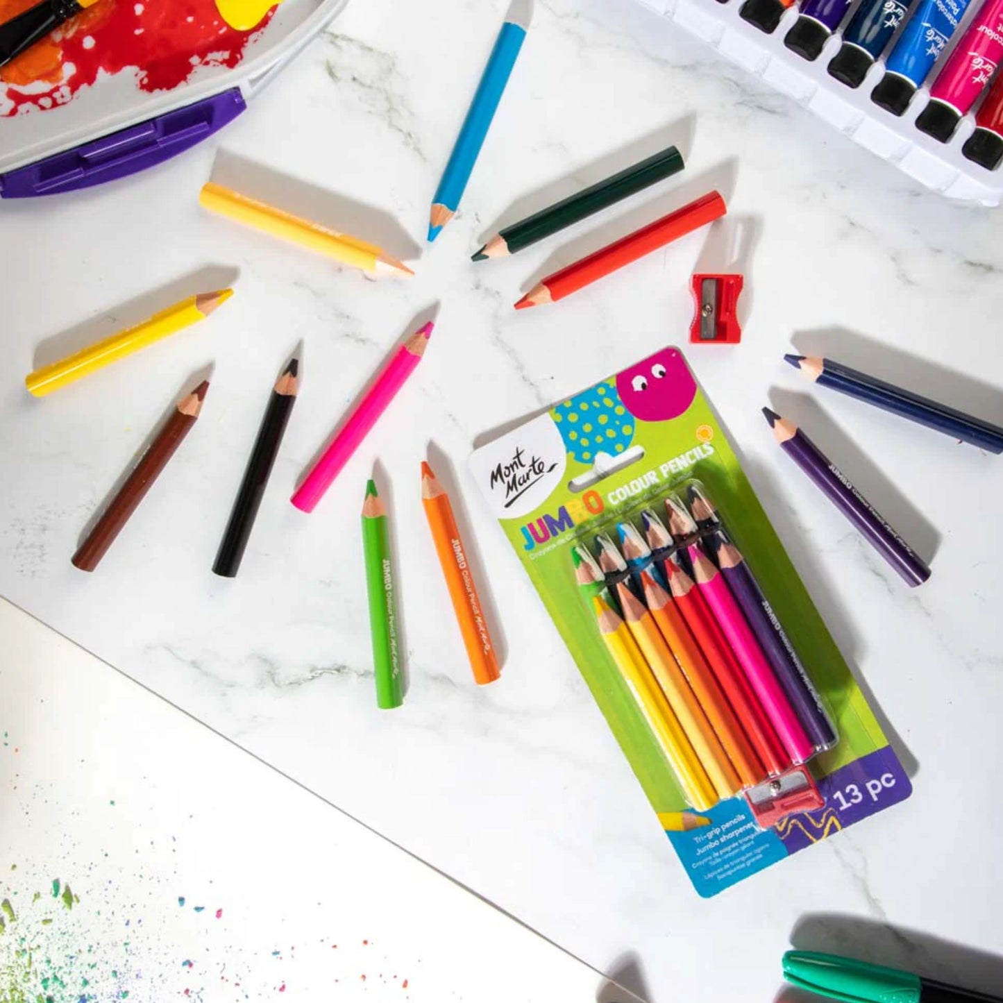 Mont Marte Jumbo Colour Pencils by Toytinkr