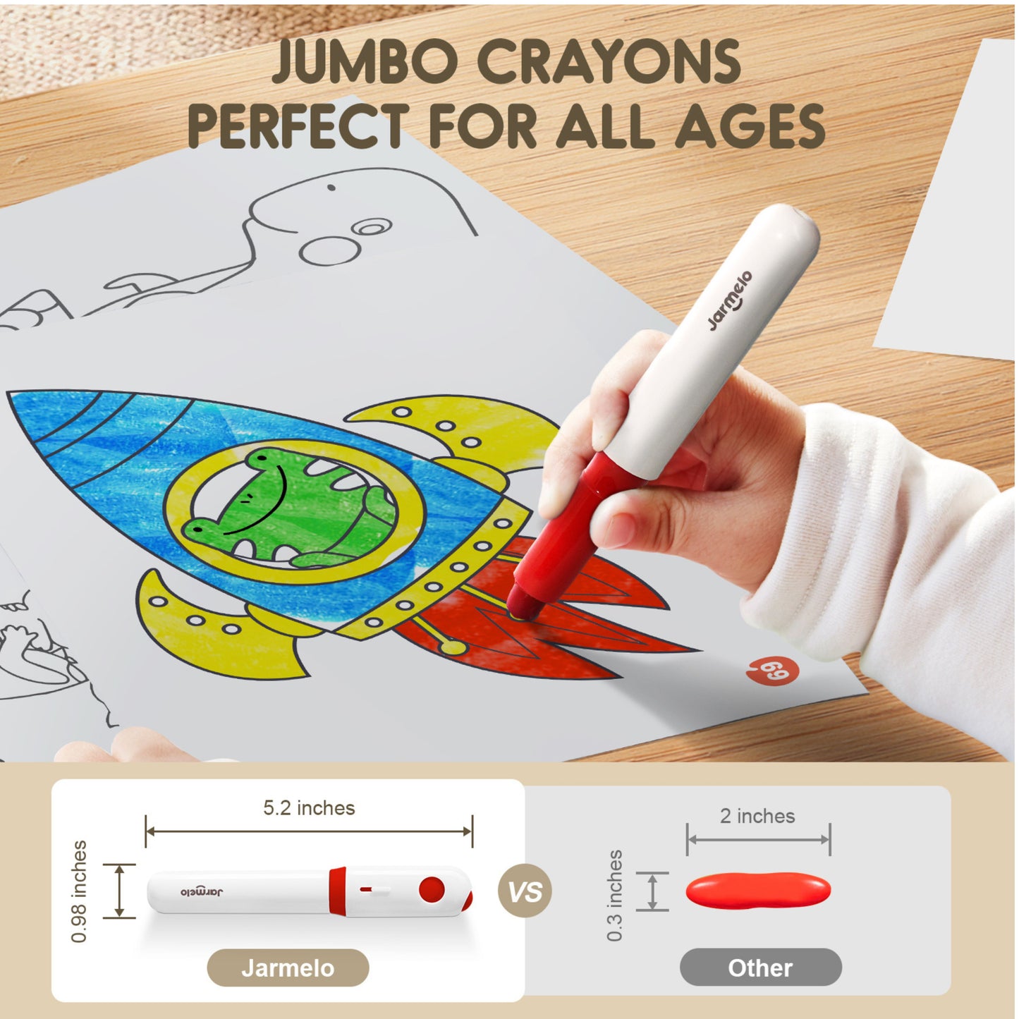 Jar Melo Portable Silky Crayon Pen Bag - 24 Colors by Toytinkr