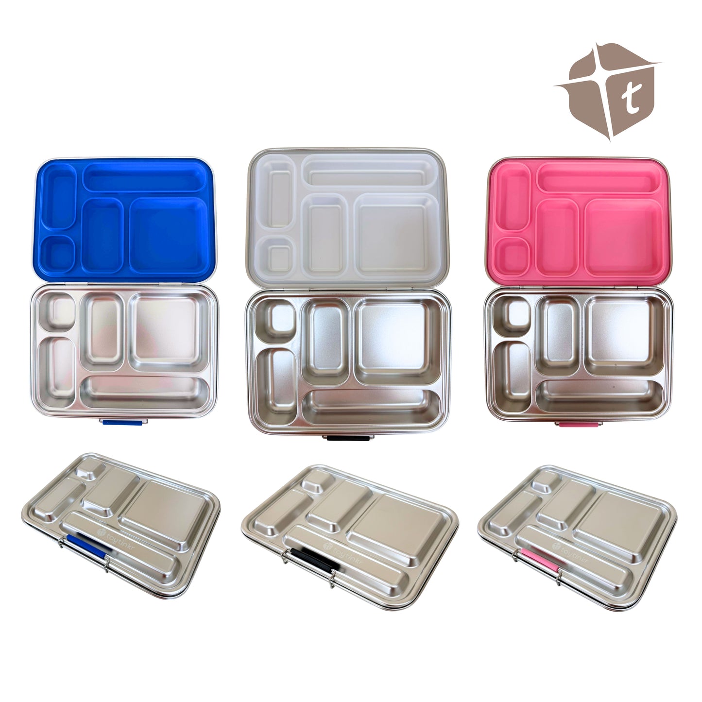 Toytinkr Personalized Stainless Lunchbox - 5 Compartments