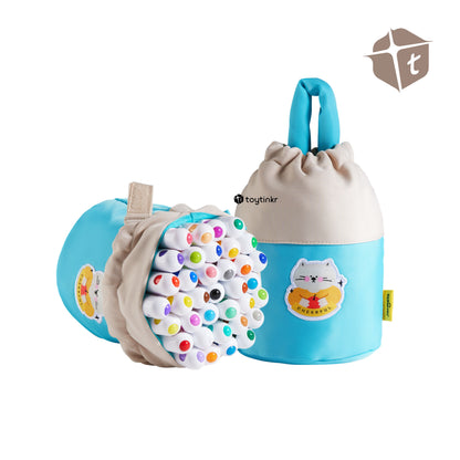 Jar Melo Portable Silky Crayon Pen Bag - 36 Colors by Toytinkr