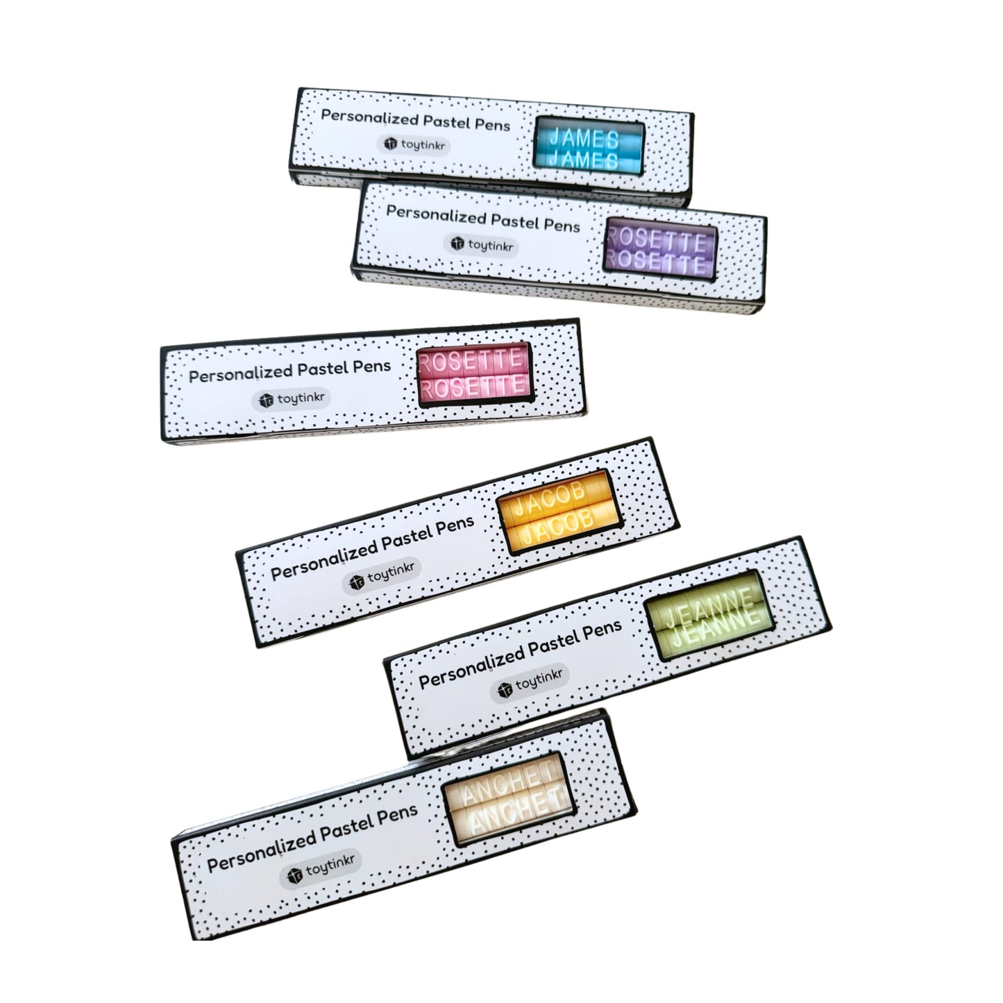 Toytinkr Personalized Pastel Pens