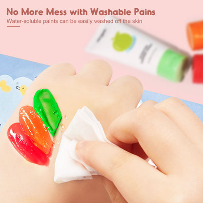 Jar Melo Scented Finger Paint - 12 Colors by Toytinkr