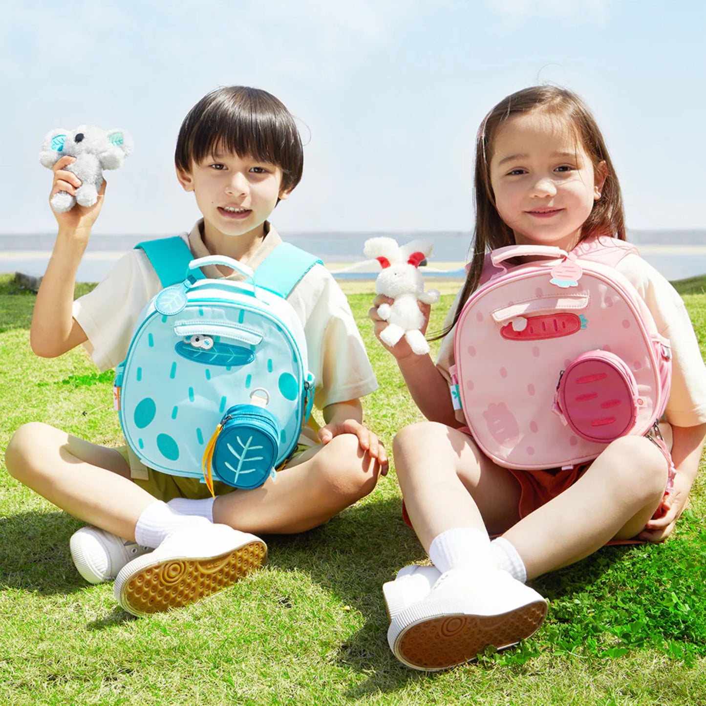 Mideer Snuggle Square Backpack - Pink by Toytinkr