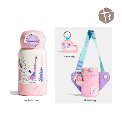 Mideer Double Drinking Insulation Cup - Pink by Toytinkr
