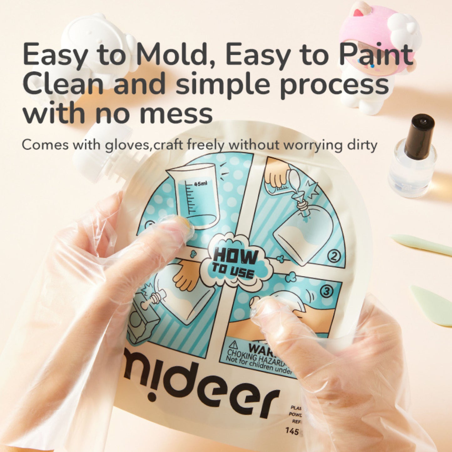 Mideer DIY Plaster Artisan Kit by Toytinkr