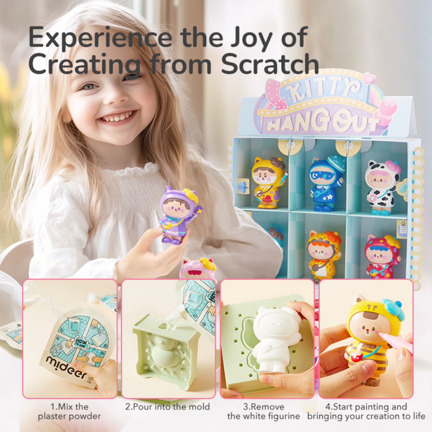 Mideer DIY Plaster Artisan Kit by Toytinkr