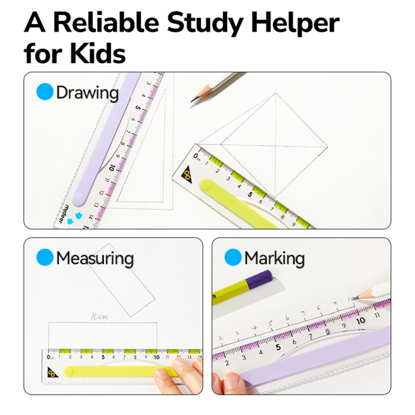 Mideer Grip Ruler Set by Toytinkr