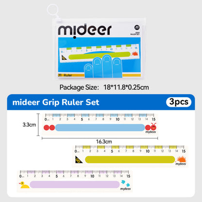 Mideer Grip Ruler Set by Toytinkr