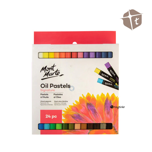 Mont Marte Oil Pastel Signature - 24 Colors by Toytinkr