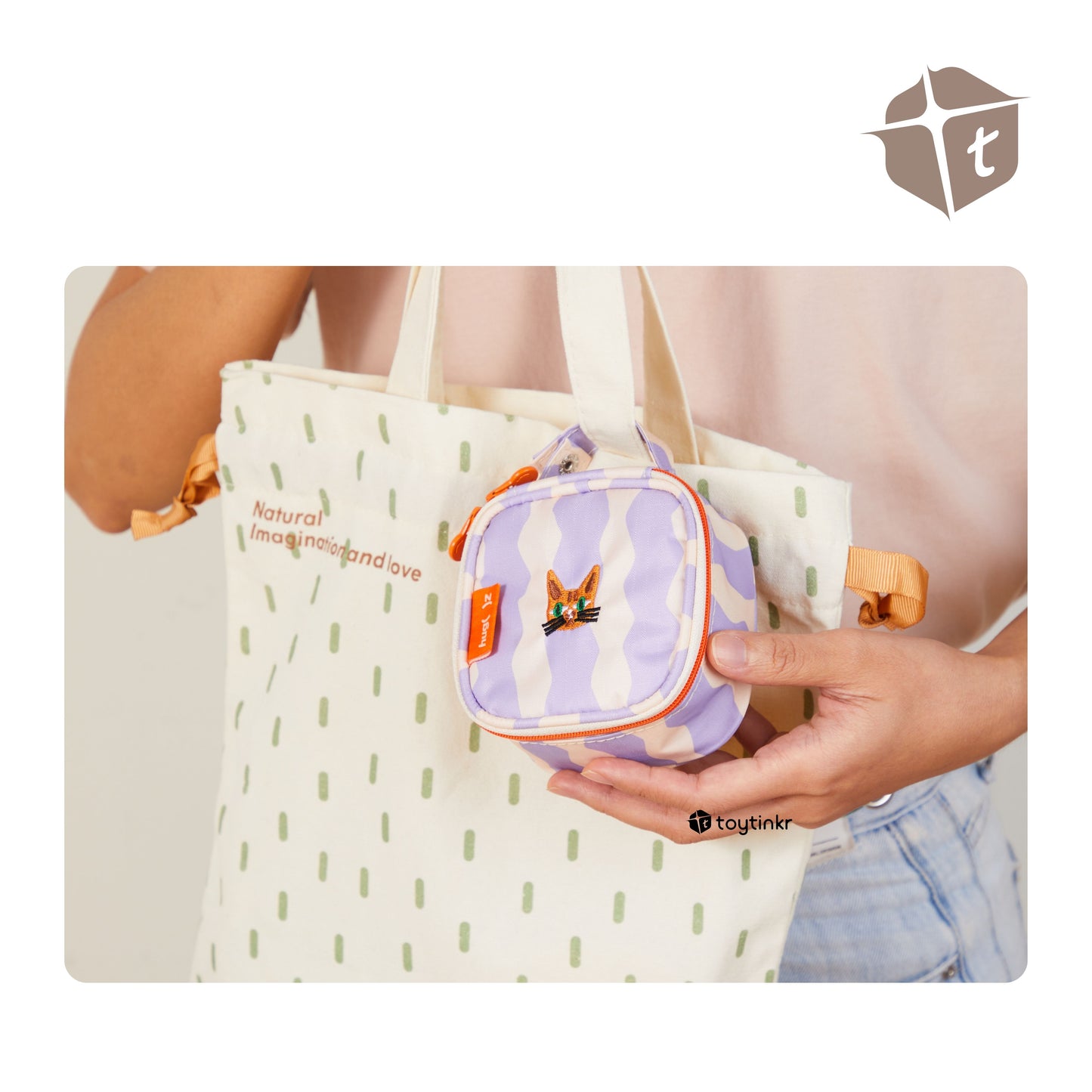 Hug Z Personalized Hanging Tofu Pouch by Toytinkr