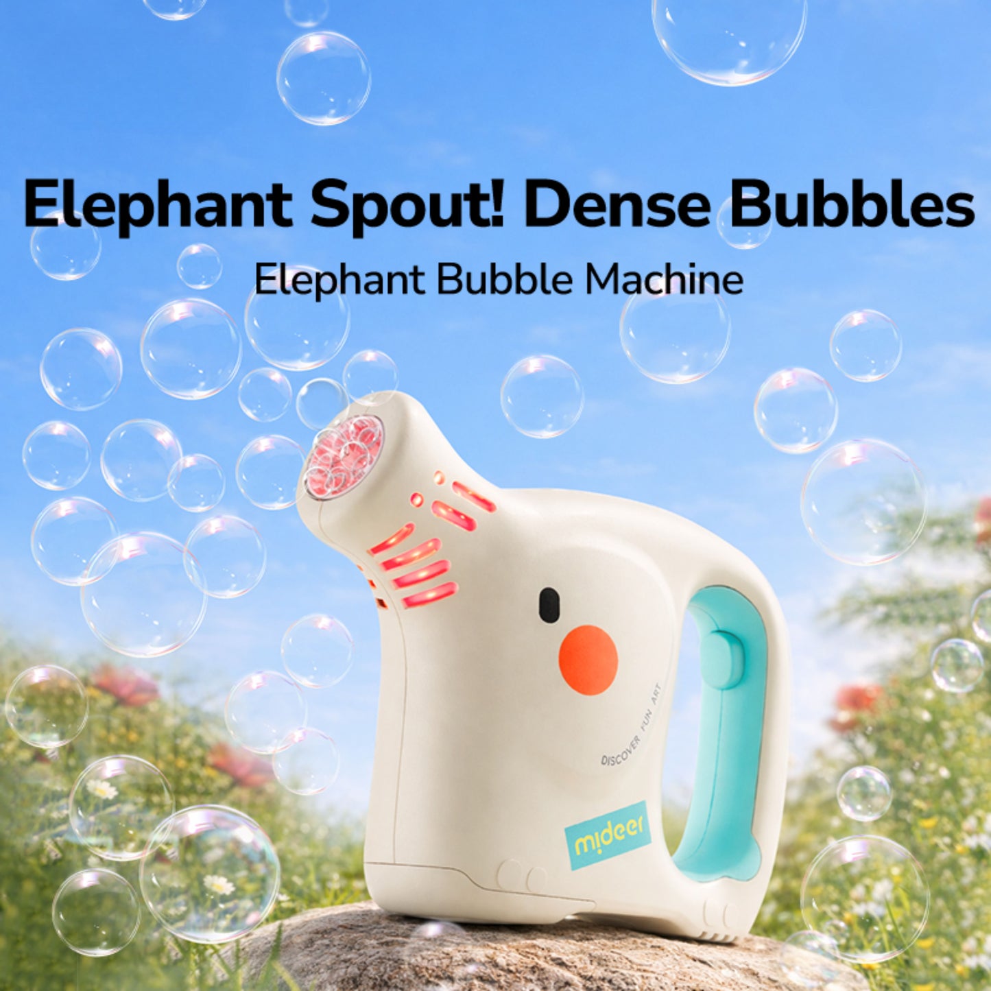 Mideer Kids Elephant Bubble Machine by Toytinkr