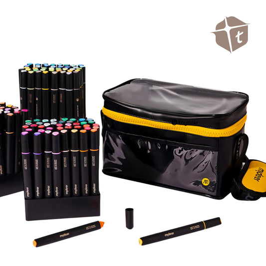 Mideer Oil Based Dual-Tip Markers - 80 Colors by Toytinkr