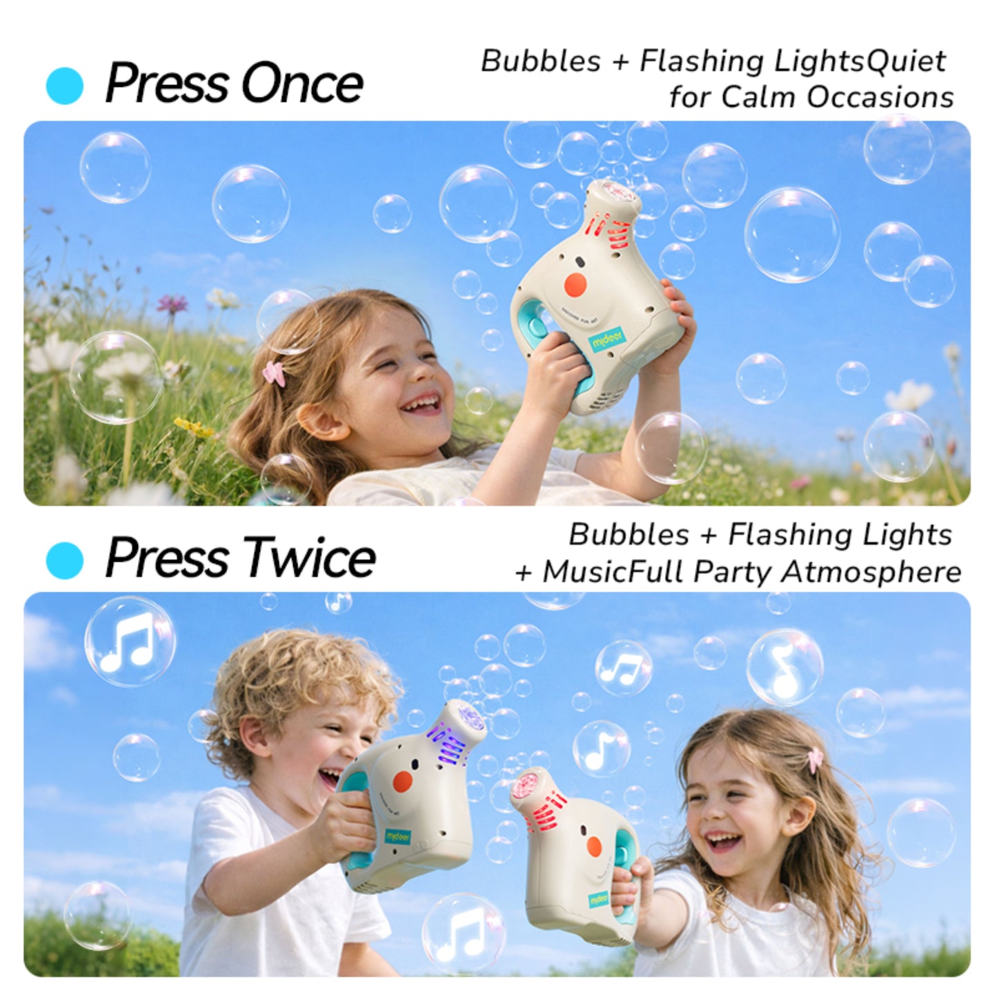 Mideer Kids Elephant Bubble Machine by Toytinkr