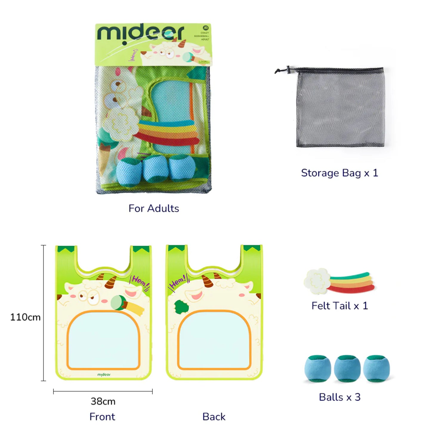 Mideer Crazy Dodgeball Game Vest by Toytinkr