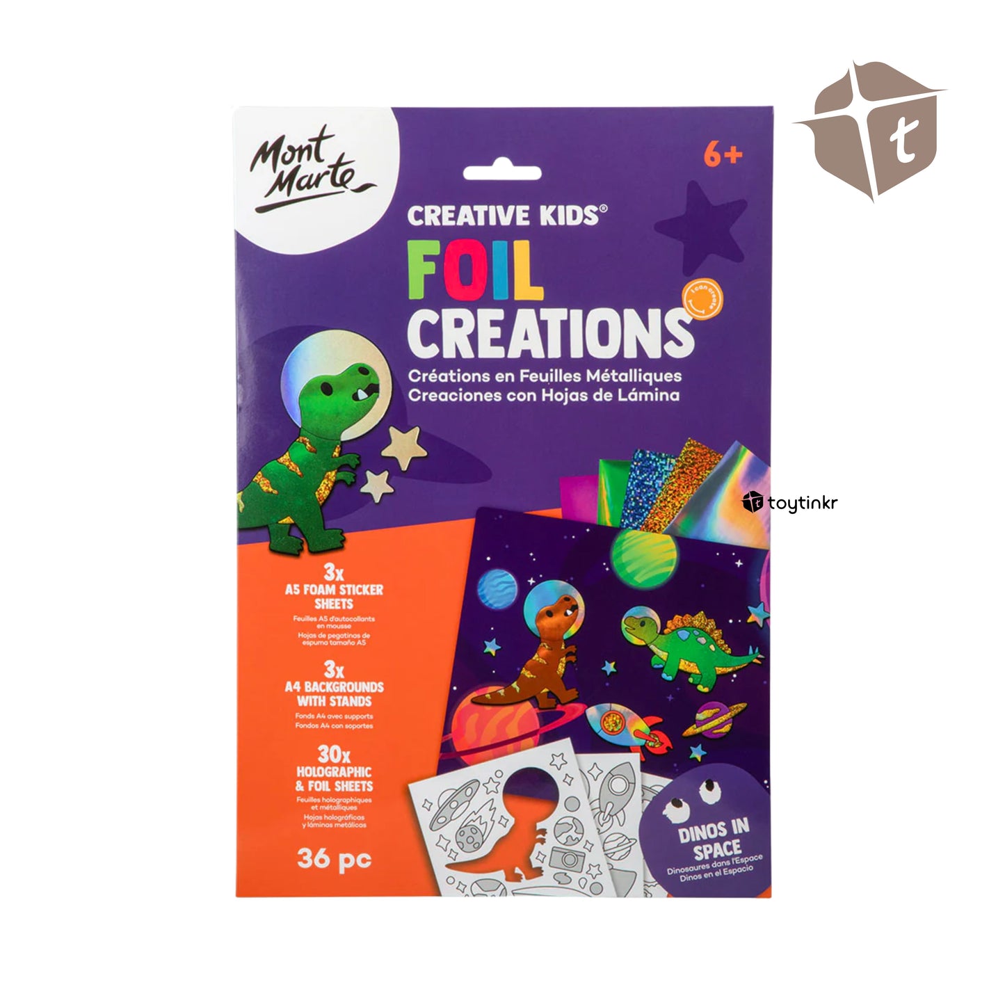 Mont Marte Foil Creations - Space Dinosaur by Toytinkr