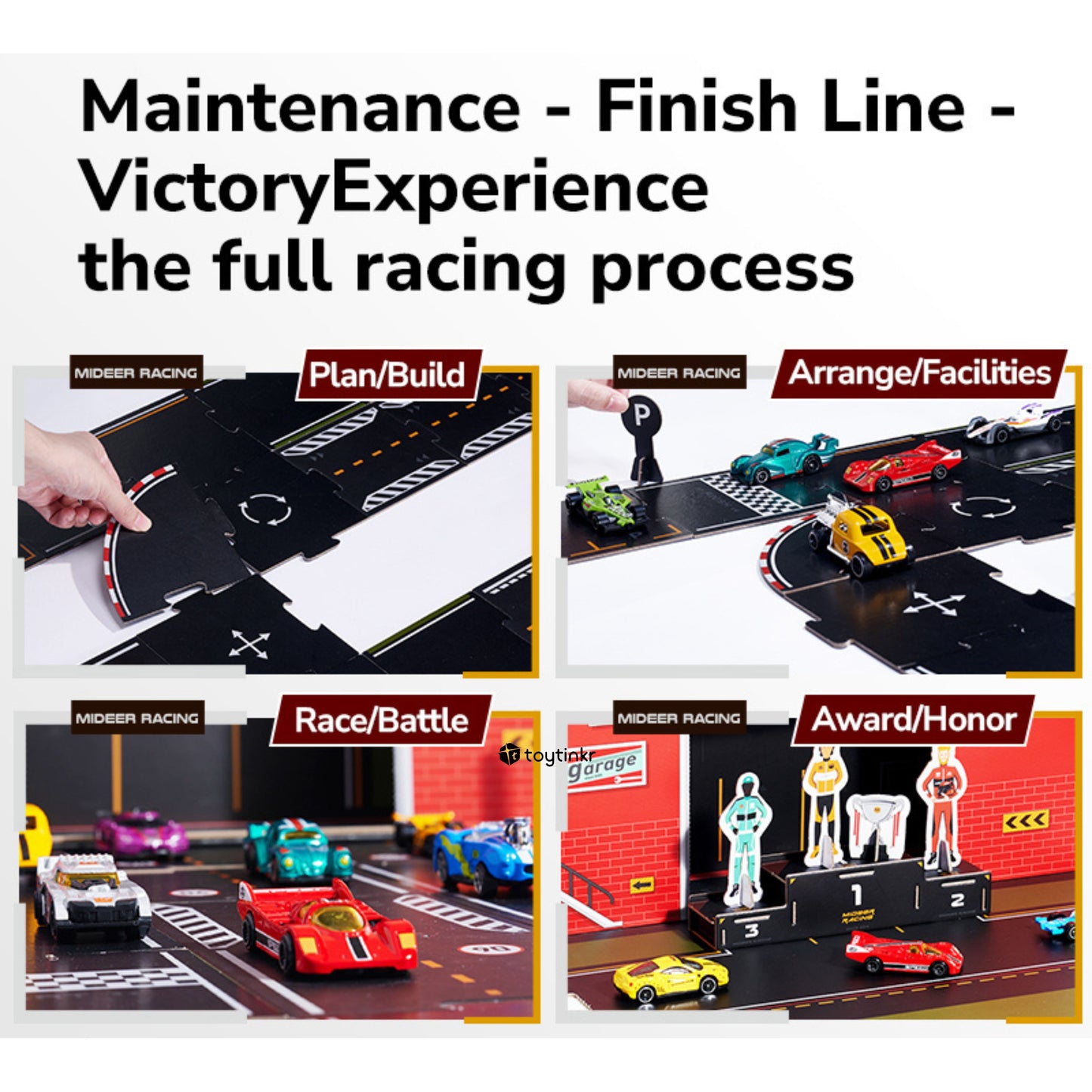 Mideer Speed Garage Track Set by Toytinkr