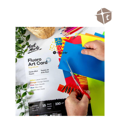 Mont Marte Fluoro Art Card Signature A4 By Toytinkr