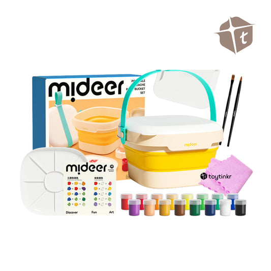 Mideer Portable Gouache Paint Bucket Set by Toytinkr