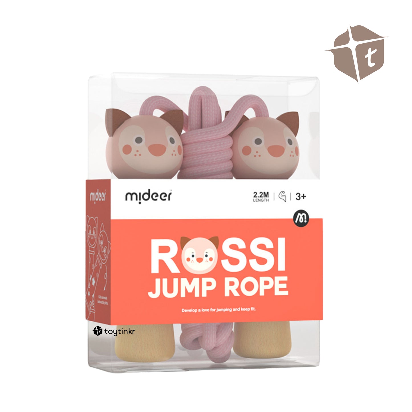 Mideer Animal Jump Rope - Fox Rossi by Toytinkr