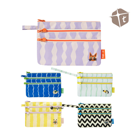 Hug Z Personalized 3 Zip Pouch by Toytinkr