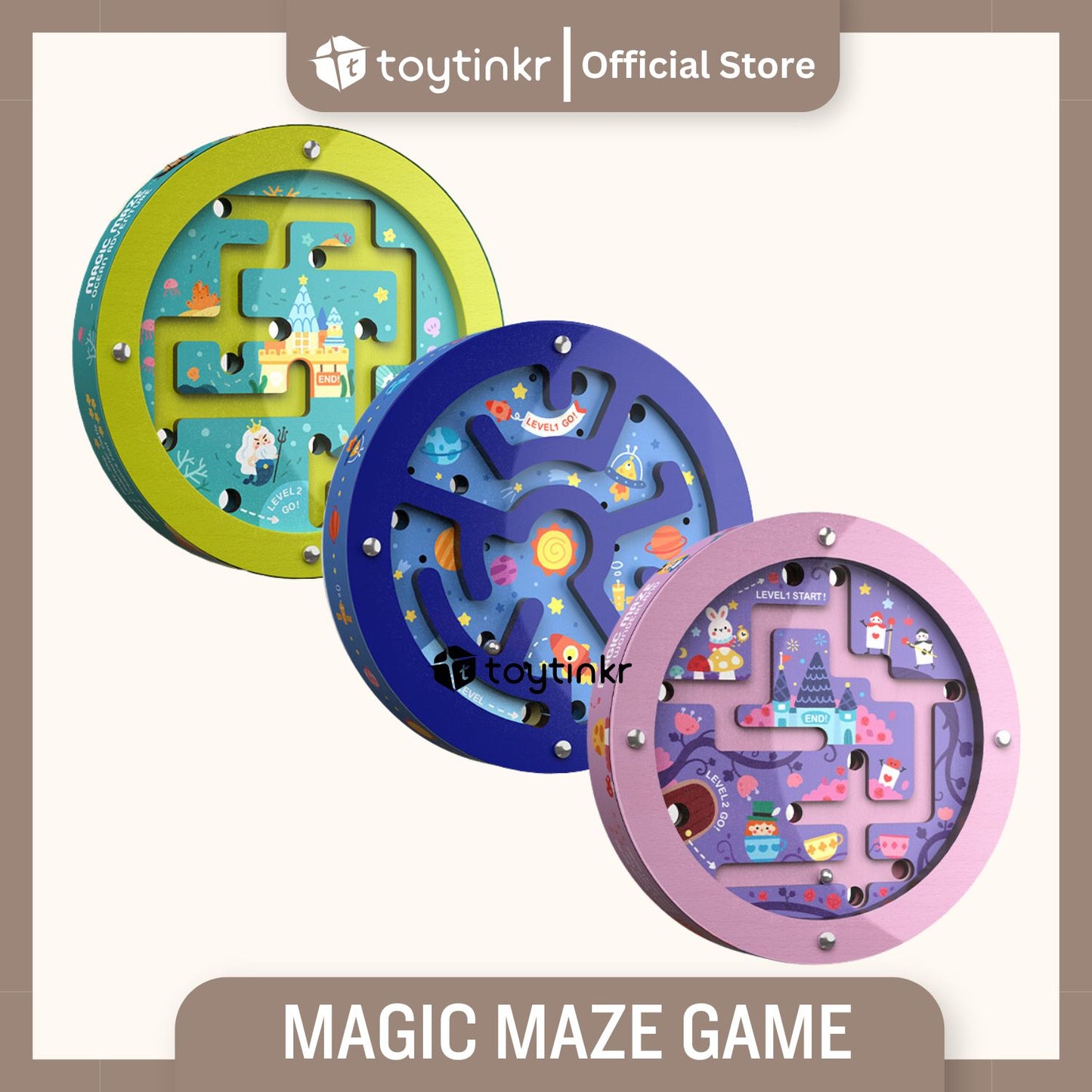 Mideer Magic Maze Game by Toytinkr