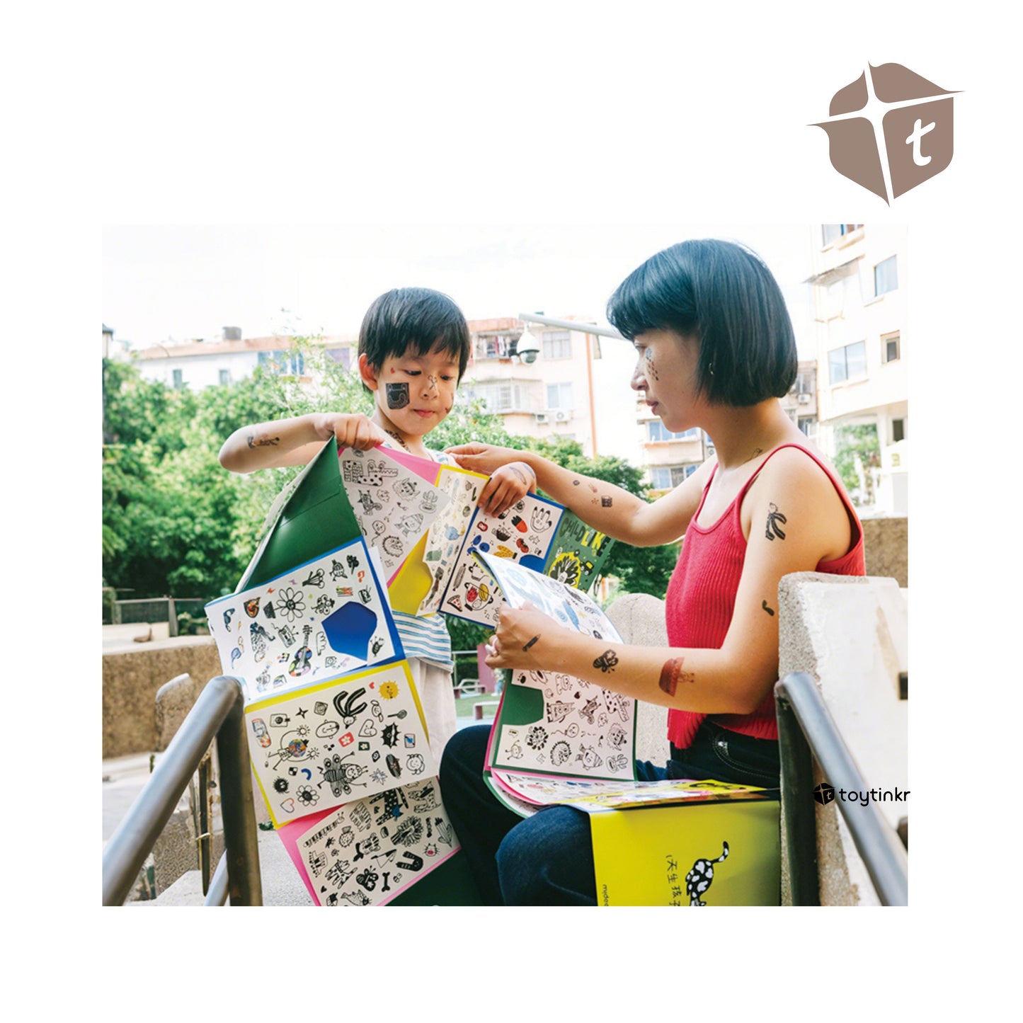 Mideer Childish Tattoo Stickers - Girl (Set) by Toytinkr