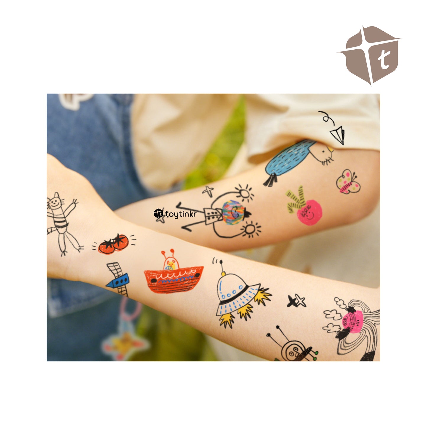 Mideer Childish Tattoo Stickers - Boy (Set) by Toytinkr