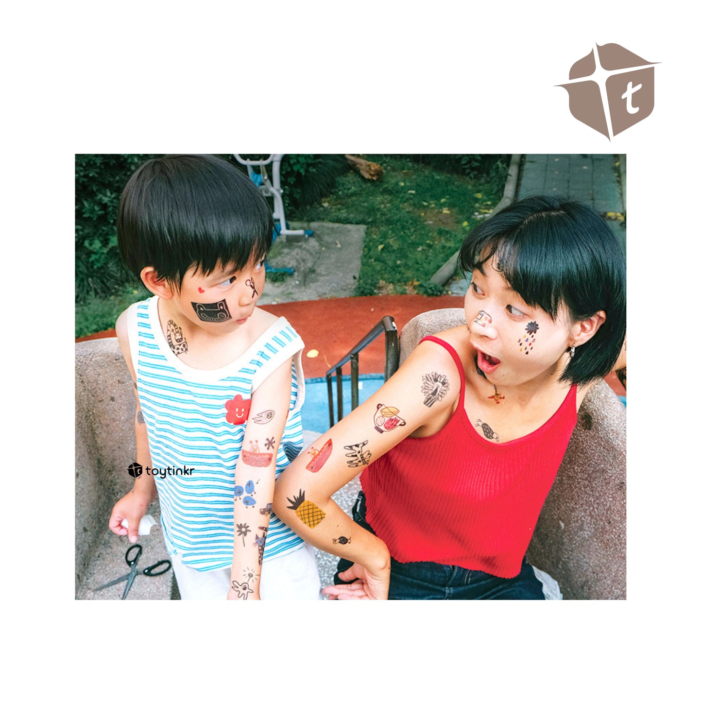 Mideer Childish Tattoo Stickers - Boy (Set) by Toytinkr