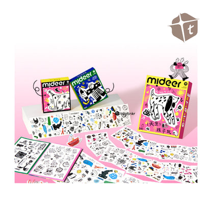 Mideer Childish Tattoo Stickers - Girl (Set) by Toytinkr