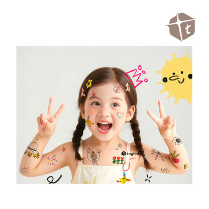 Mideer Childish Tattoo Stickers - Girl (Set) by Toytinkr