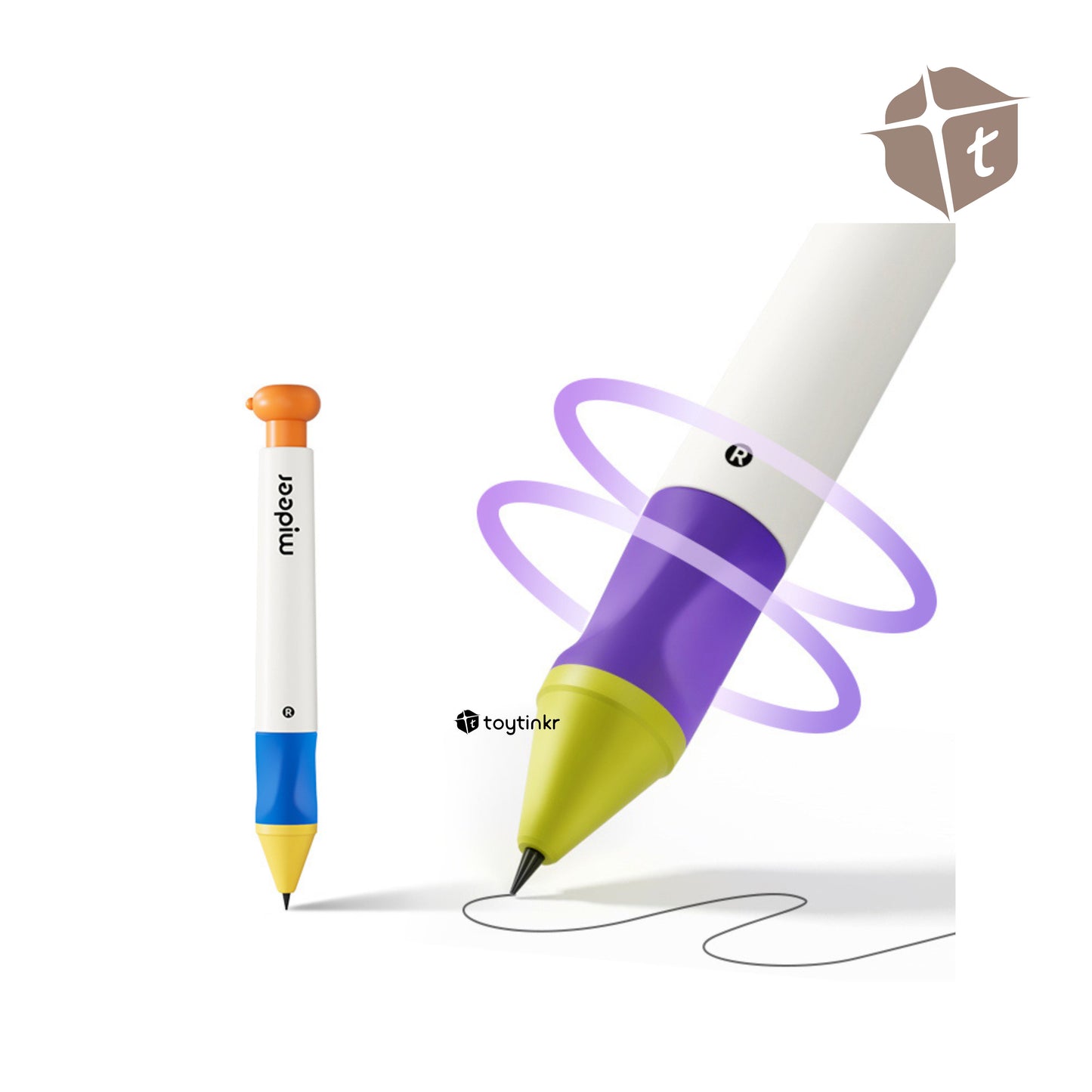 Mideer Kiddie Grip Pencil Set Box - Green by Toytinkr