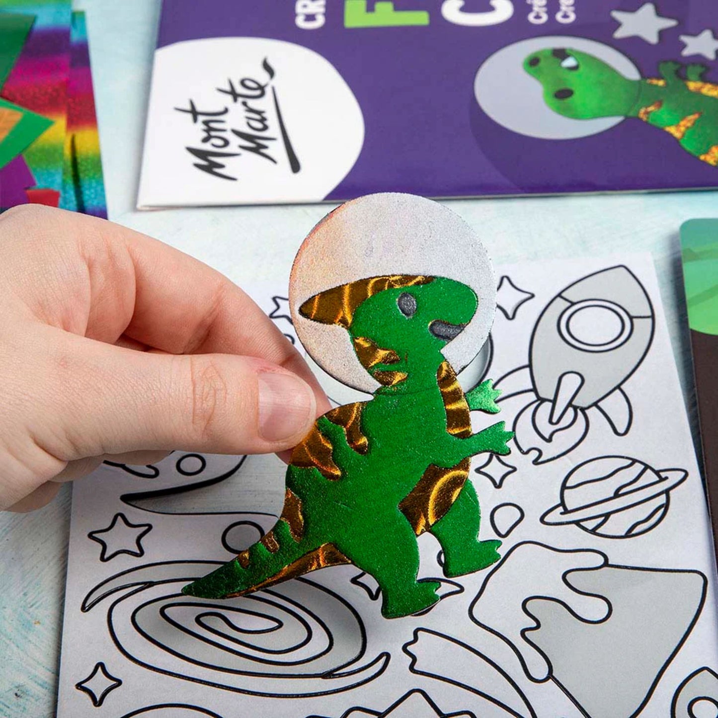 Mont Marte Foil Creations - Space Dinosaur by Toytinkr