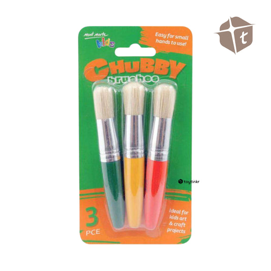 Mont Marte Chubby Bristle Brushes by Toytinkr