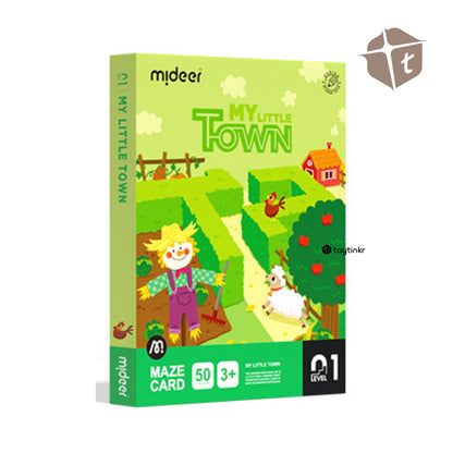 Mideer Level UP Maze Cards - Lv1 My Little Town by Toytinkr