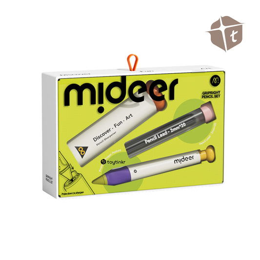 Mideer Kiddie Grip Pencil Set Box - Green by Toytinkr