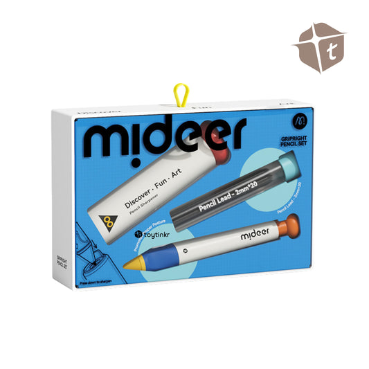Mideer Kiddie Grip Pencil Set Box - Blue by Toytinkr