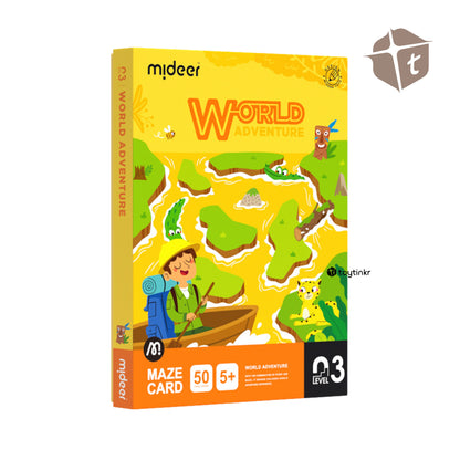 Mideer Level UP Maze Cards - Lv3 World Adventure by Toytinkr