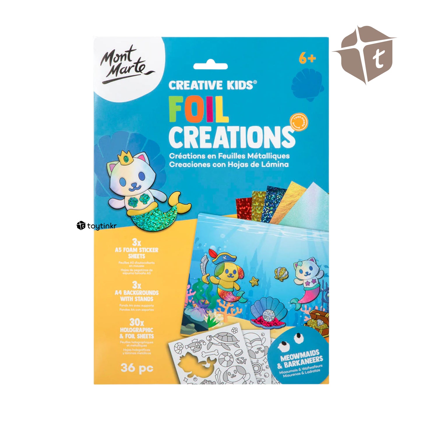 Mont Marte Foil Creations - Meowmaids and Barkaneers by Toytinkr