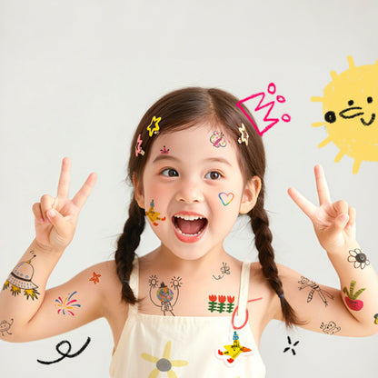Mideer Childish Tattoo Stickers - Girl (Pack) by Toytinkr