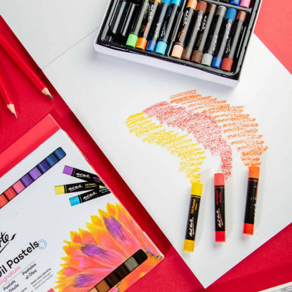 Mont Marte Oil Pastel Signature - 12 Colors by Toytinkr