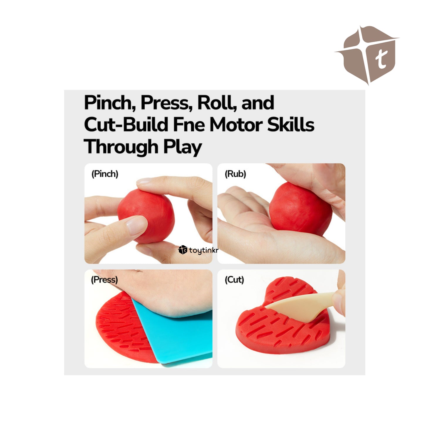 Mideer Mellow Dough - Texture Playset by Toytinkr