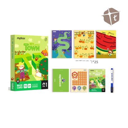Mideer Level UP Maze Cards - Lv1 My Little Town by Toytinkr
