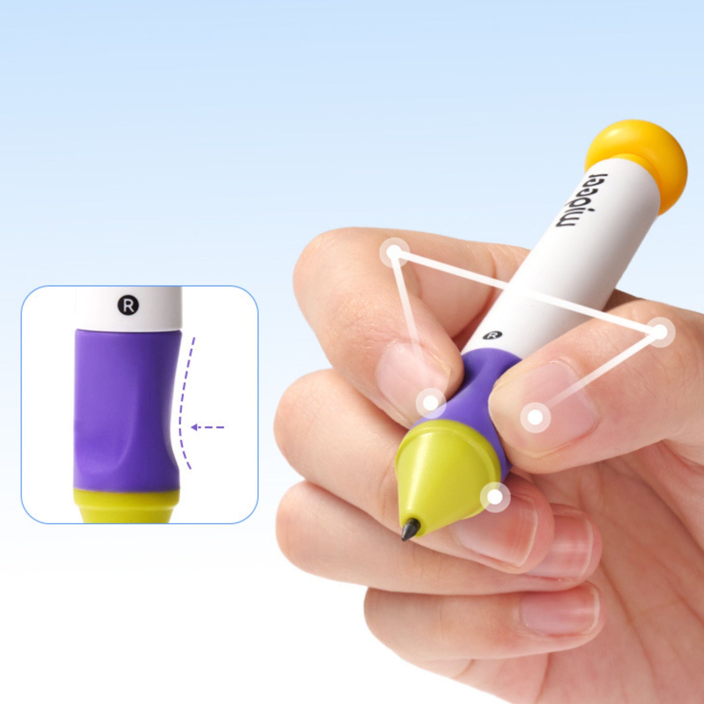Mideer Kiddie Grip Pencil Set Box - Green by Toytinkr