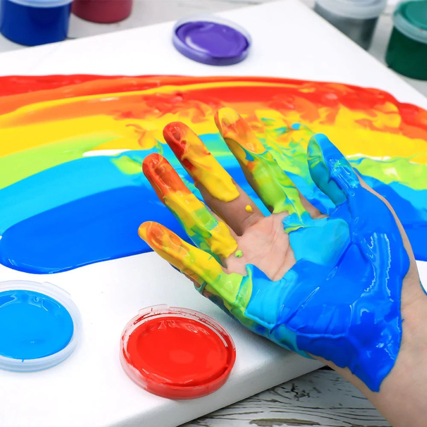 Mont Marte Finger Paint Set 23pc By Toytinkr