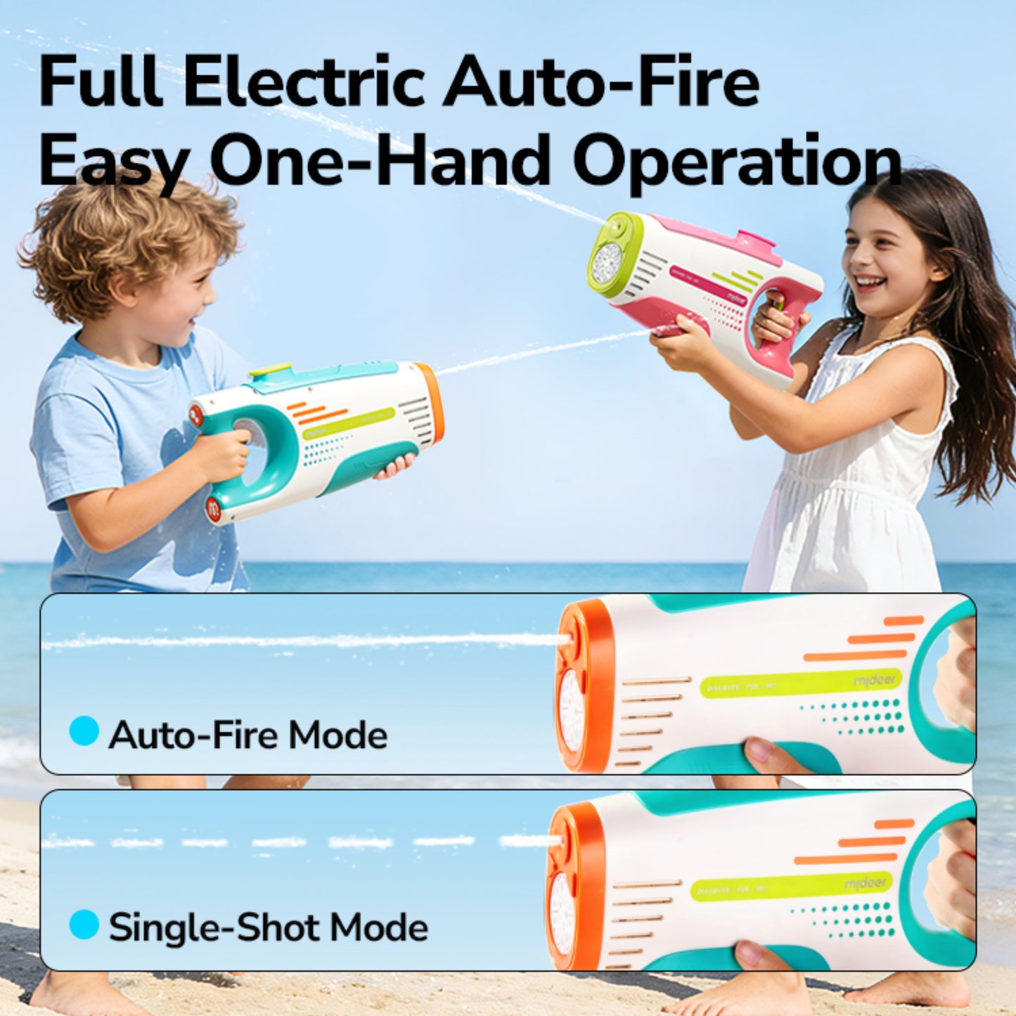 Mideer 2 in 1 Bubble Water Blaster by Toytinkr