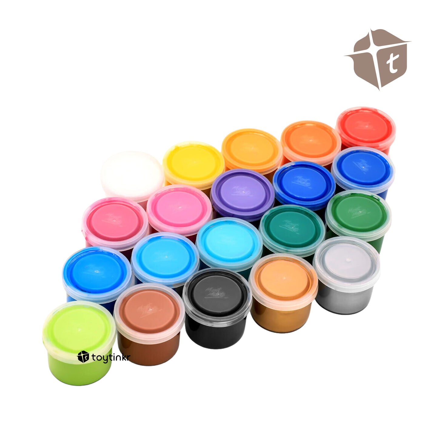 Mont Marte Finger Paint Set 23pc By Toytinkr