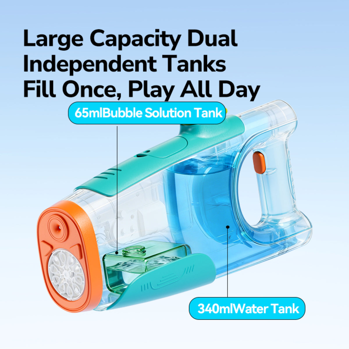 Mideer 2 in 1 Bubble Water Blaster by Toytinkr