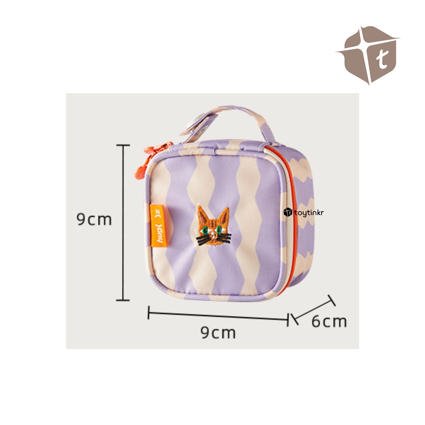 Hug Z Personalized Hanging Tofu Pouch by Toytinkr